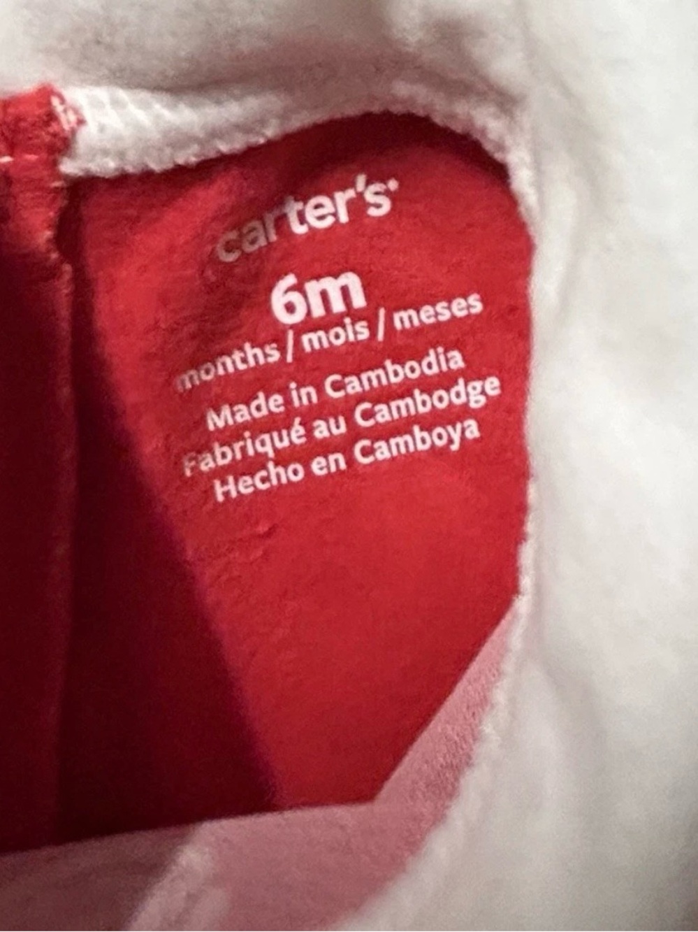 Baby Girl Santa Christmas Dress Holiday Winter Size 6 Months - Picture 3 of 3